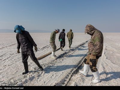 تراز آب دریاچه ارومیه به سطح «غیرقابل اعلام» رسید