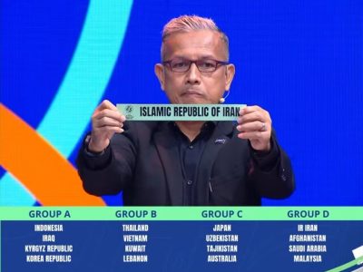 هم‌گروهی ایران با افغانستان، عربستان و مالزی در جام‌ملت‌های فوتسال آسیا