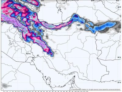 یخبندان و احتمال تخریب محصولات کشاورزی در ۳۰ استان