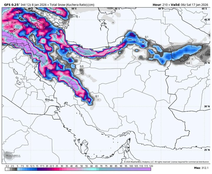یخبندان و احتمال تخریب محصولات کشاورزی در ۳۰ استان